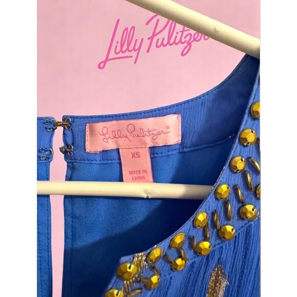 Lilly Pulitzer Ariele Silk Romper – Size XS – EUC - Picture 4 of 16